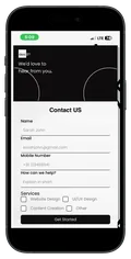 Login Form Phone Portrait